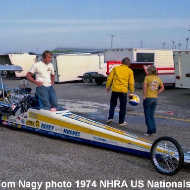 Dwight Hughes 1974 NHRA US Nationals #1b