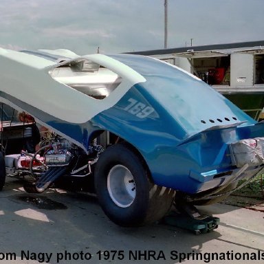 Beachcomber(Gary Hazen) 1975 NHRA Springnationals