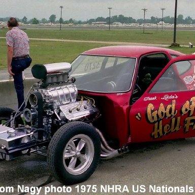 Frank Mazi 1975 NHRA US Nationals