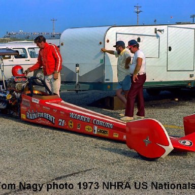 James Warren 1973 NHRA US Nationals