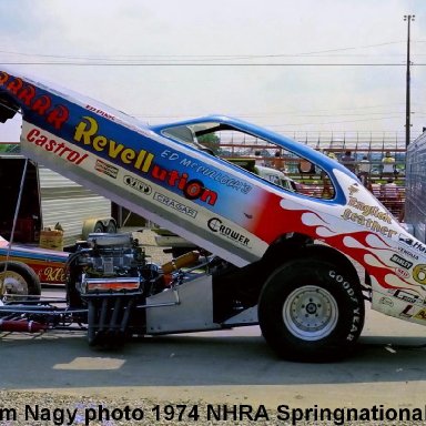 Ed McCulloch 1974 NHRA Springnationals