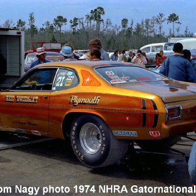 Reid Whisnant 1974 NHRA Gatornationals