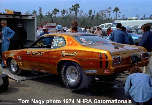 Reid Whisnant 1974 NHRA Gatornationals - Gallery - Thomas Nagy ...