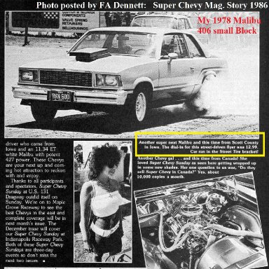 1986 my car on the Super Chevy Magazine