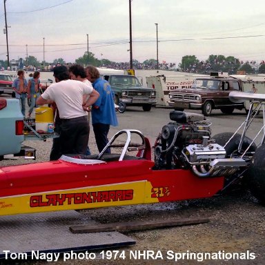 Clayton Harris 1974 NHRA Springnationals #1a