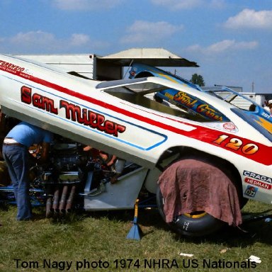 Sam Miller 1974 NHRA US Nationals #1a