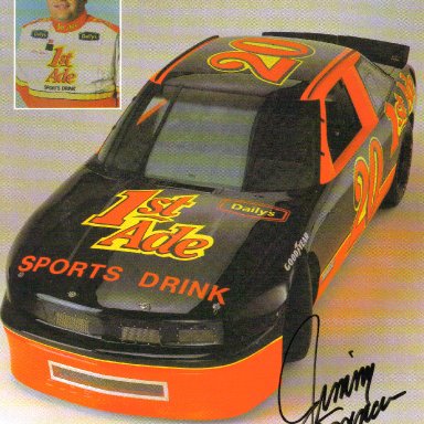 #20 Jimmy Spencer 1st Ade Sports Drink