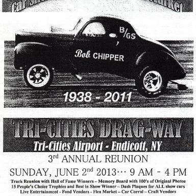 Tri-Cities Dragway Reunion Poster