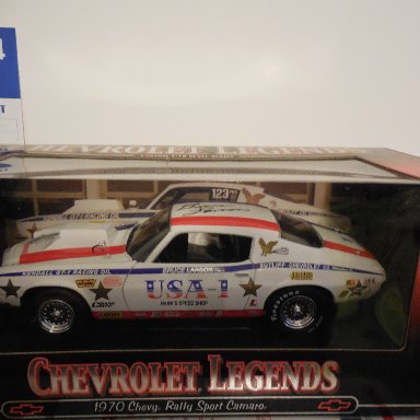 Bruce Larson signed 70' Camaro