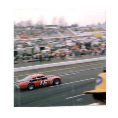 Butch Lindley at speed in Martinsville
