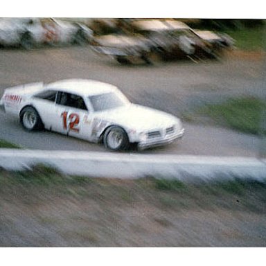Bobby Allison? leaving the pits at Franklin County