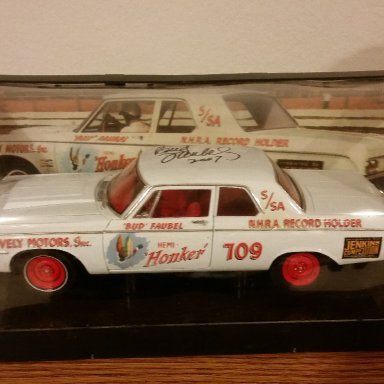 Bud Faubel signed 1964 Dodge "Hemi Honker"