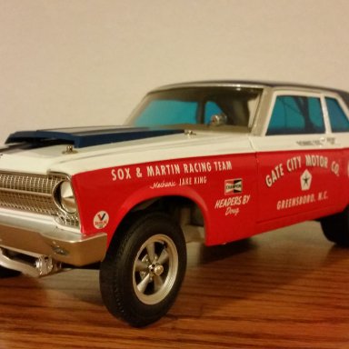 Buddy Martin signed 65' Plymouth AWB