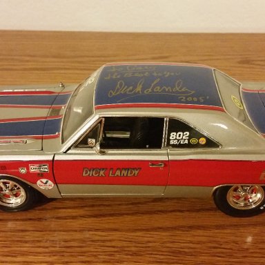 Dick Landy signed Dodge Dart