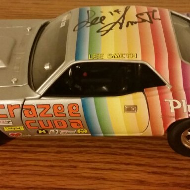 Lee Smith signed 71' Crazee Cuda