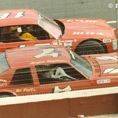 Morgan Shepherd and Butch Lindley (Peter Montano Collection)