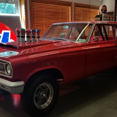 restored 1965 AWB Dodge Fuelie