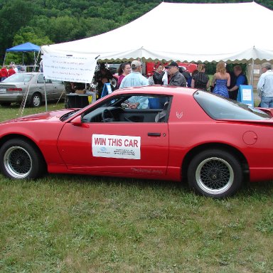 Car raffle drawing at 2016 event