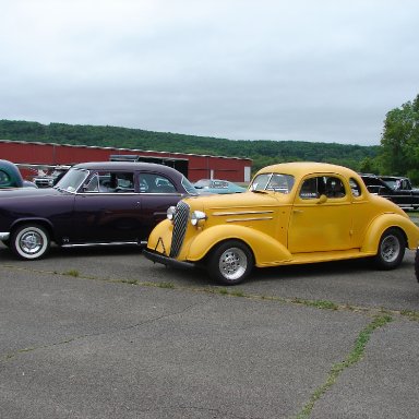 Yellow 1935 Chevy