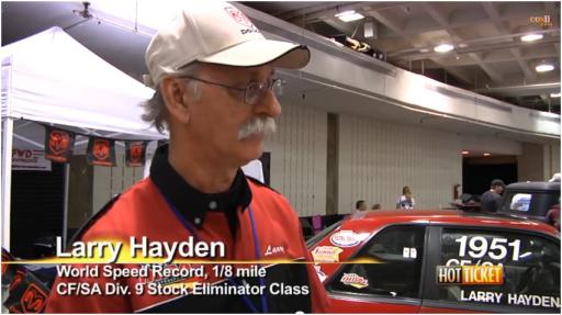 Car Show Interview Pic - Gallery - Larry Hayden | racersreunion.com