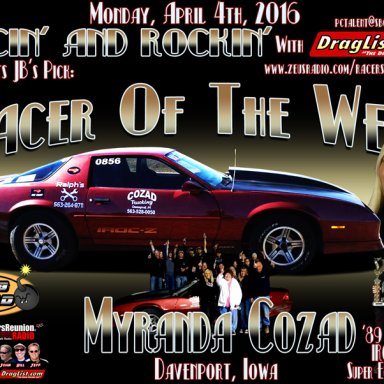 Myranda Cozad - April 4, 2016