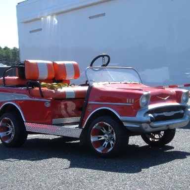 Golf cart at Atco