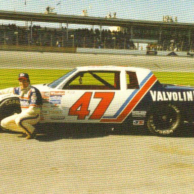 Ron Bouchard 1985 #47 Valvoline Monte Carlo