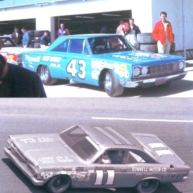 #43 Richard Petty & #11 Mario Andretti