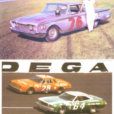 #76 Larry Frank & #28 AJ Foyt Racing with #64 Elmo Langley