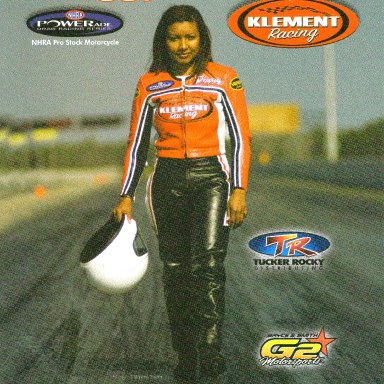 Peggy Llewellyn  Pro Stock Bike