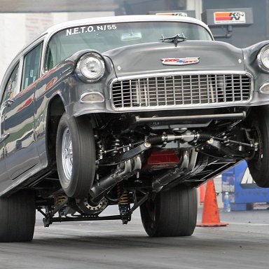 55 chevy wheels up