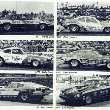 1975 pro stock races # 1