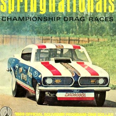 69NHRA SPRING NATS PROGRAM