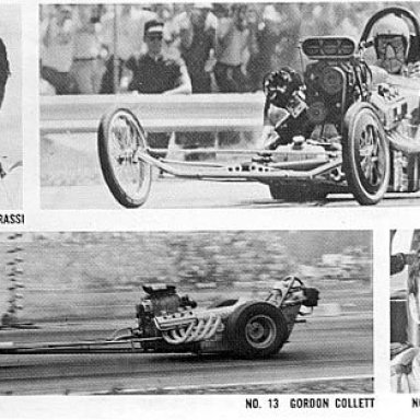 69NHRA SPRING NATS TG CARS n DRIVERS