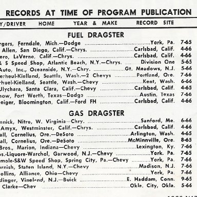 1966 records t-f & t-g