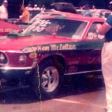 69NHRA SPRING NAT SSI KEN McLELLEN 69MUSTANG