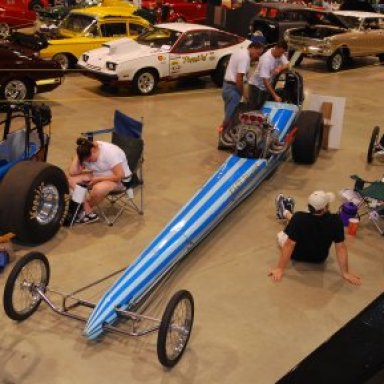 Chris Buck's Front Engine Dragster at York Reunion '08