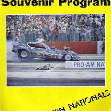 1980 Northern Nationals program cover