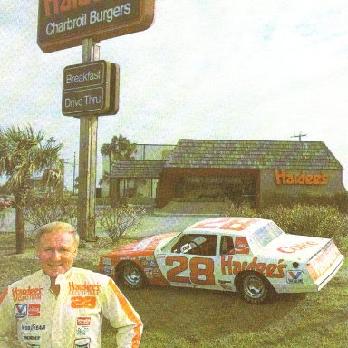 1984 #28 Cale Yarborough Hardees Monte Carlo