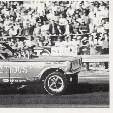 GENE SNOW 1966 INDY COMP  WINNER  NHRA PHOT