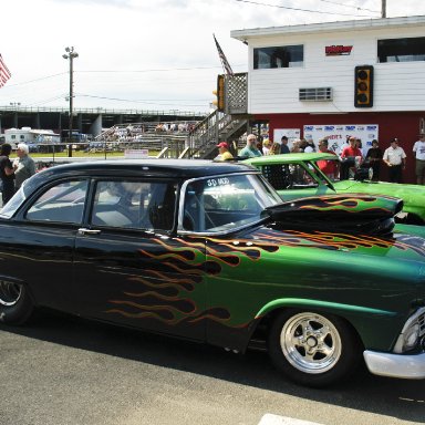 1956 Ford Crown Vic at Old Dominion Drag Strip 2008