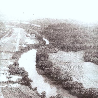 Aerial view of the Asheville Speedway