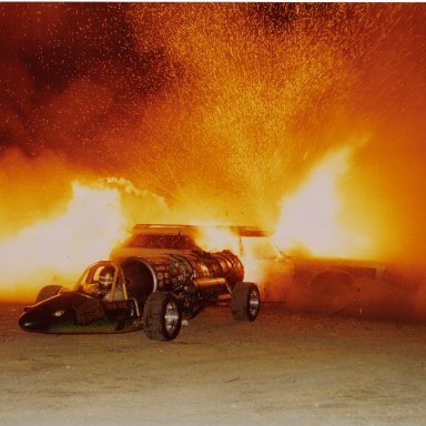 1989 Atco Doug Rose Car Burn