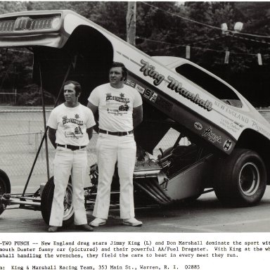 1971 King & Marshall Duster AAFC