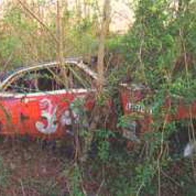 Wendell Scotts Wrecked racer