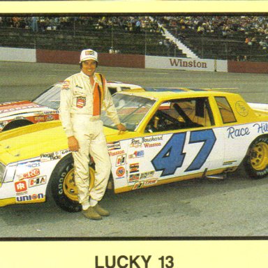 1981 #47 Ron Bouchard Race Hill Farms