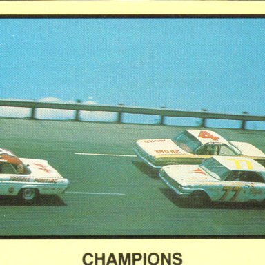 #44 Bob Welborn,#4 Rex White,#77 Jim Reed