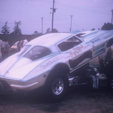 Chopped vette 1970 new body by Wingerter