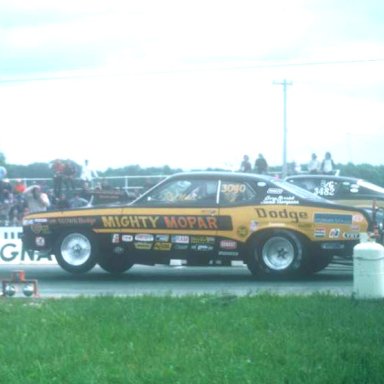 Mighty Mopar running b-g 1974 springnts photo by Todd Wingerter