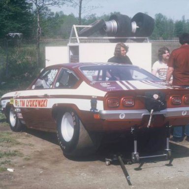 Tim Lysikowski 1974 pit dragway 42 photo by Todd Wingerter